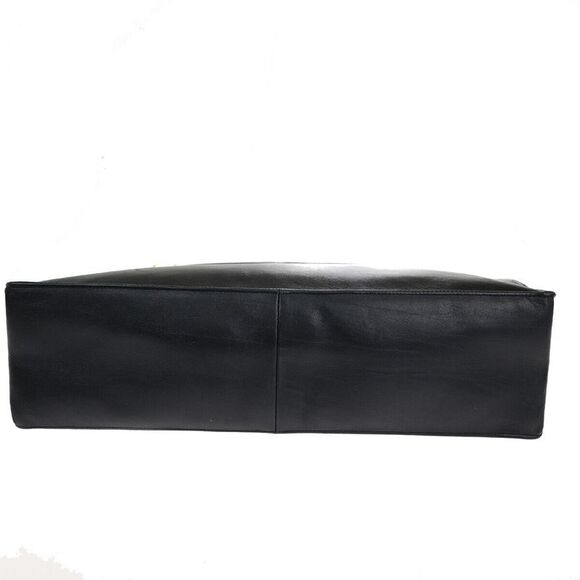 Chanel Cc Black Leather Tote Bag (Pre-Owned) - Picture 3 of 12